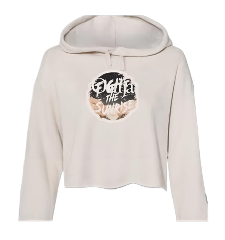 SEANCE CROPPED HOODIE - Heather Dust - *PRESALE*