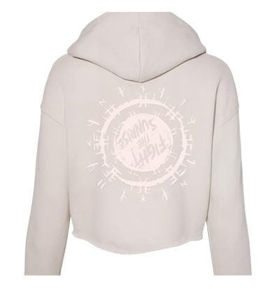 SEANCE CROPPED HOODIE - Heather Dust - *PRESALE*
